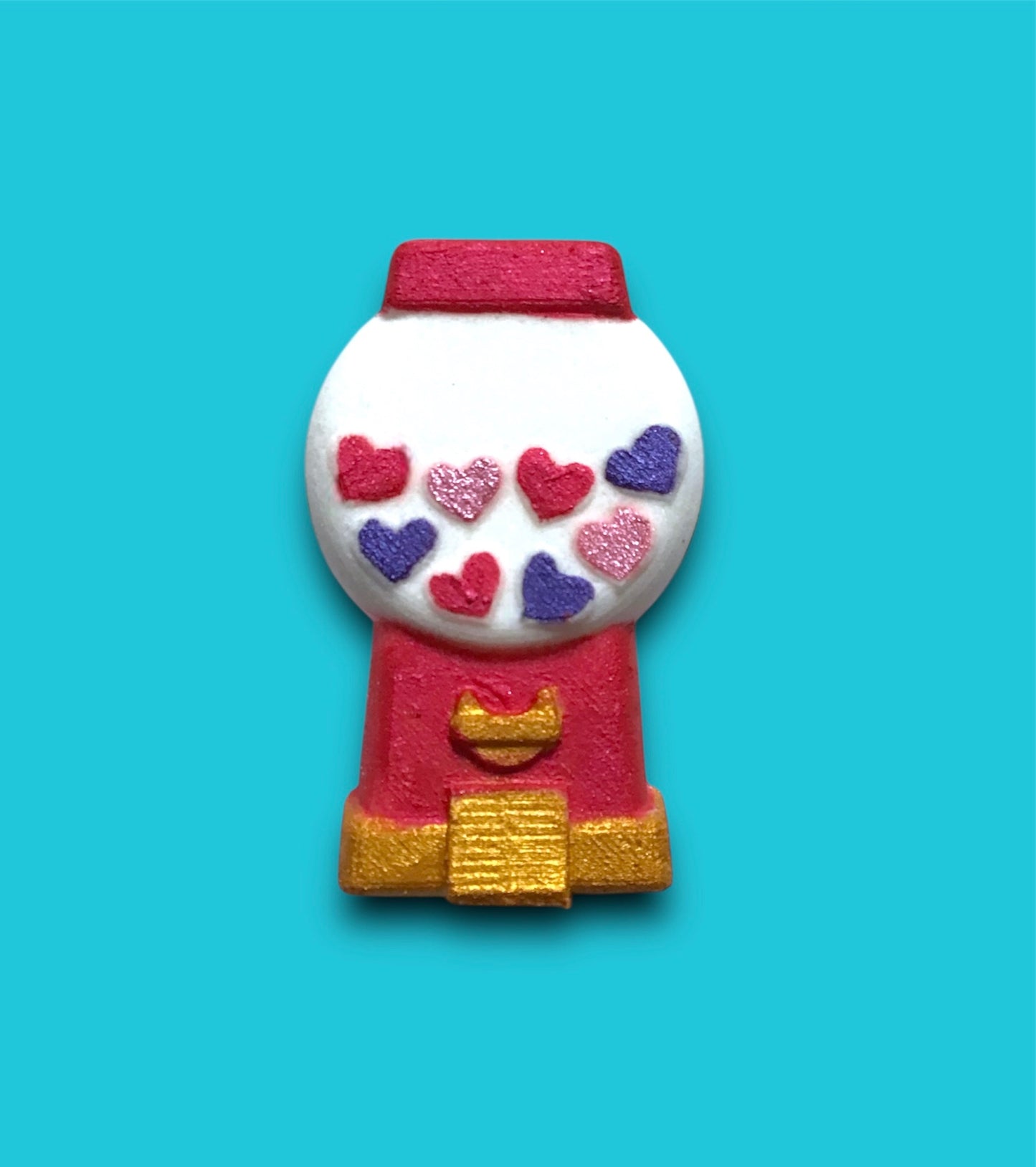 Hearts Gumball Machine Mold
