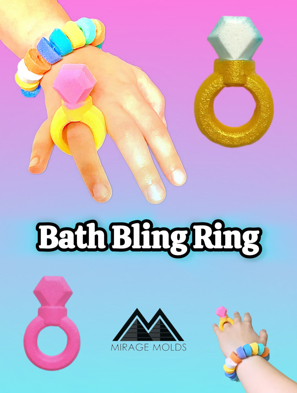 NEW Bath Bling Ring