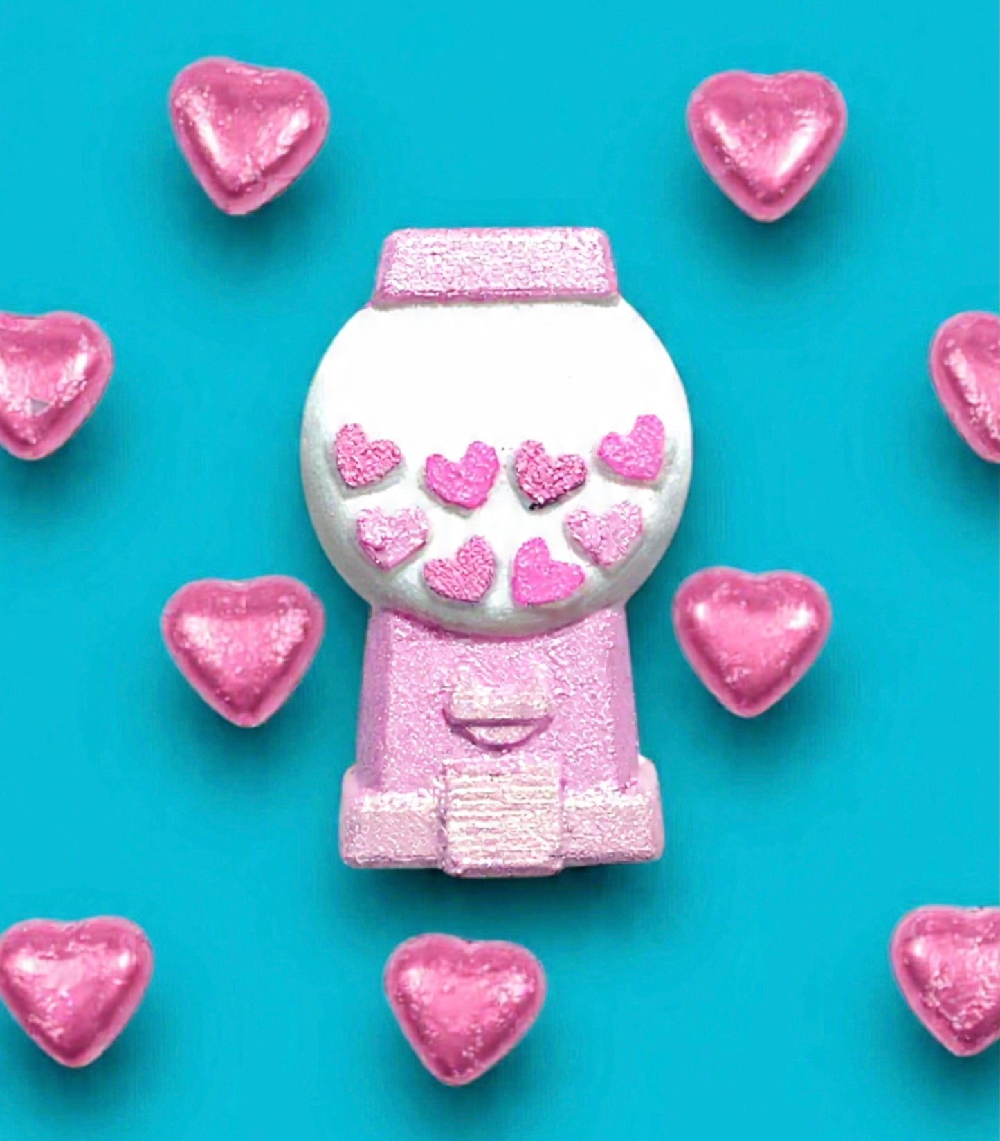 Hearts Gumball Machine Mold