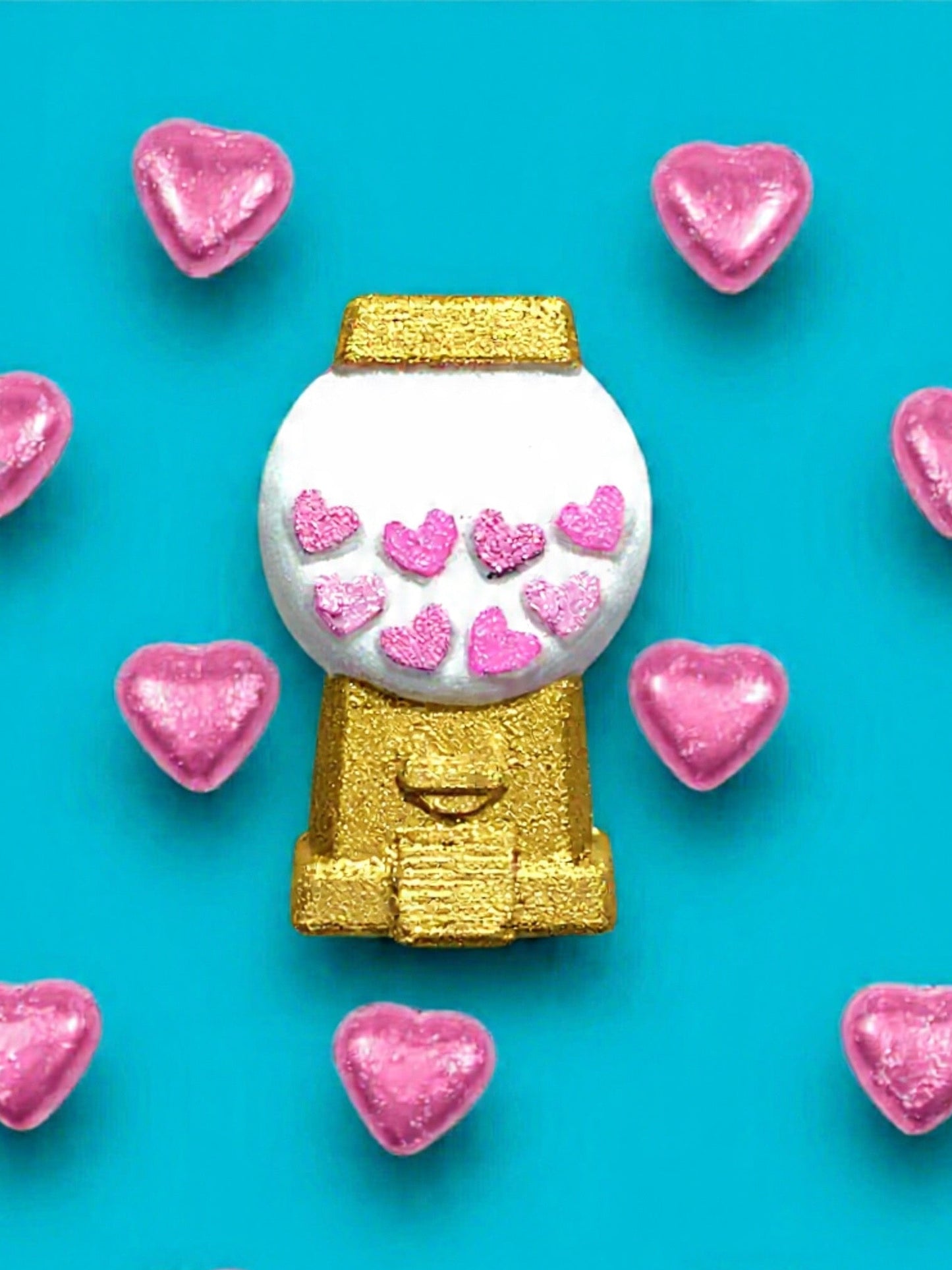 Hearts Gumball Machine Mold