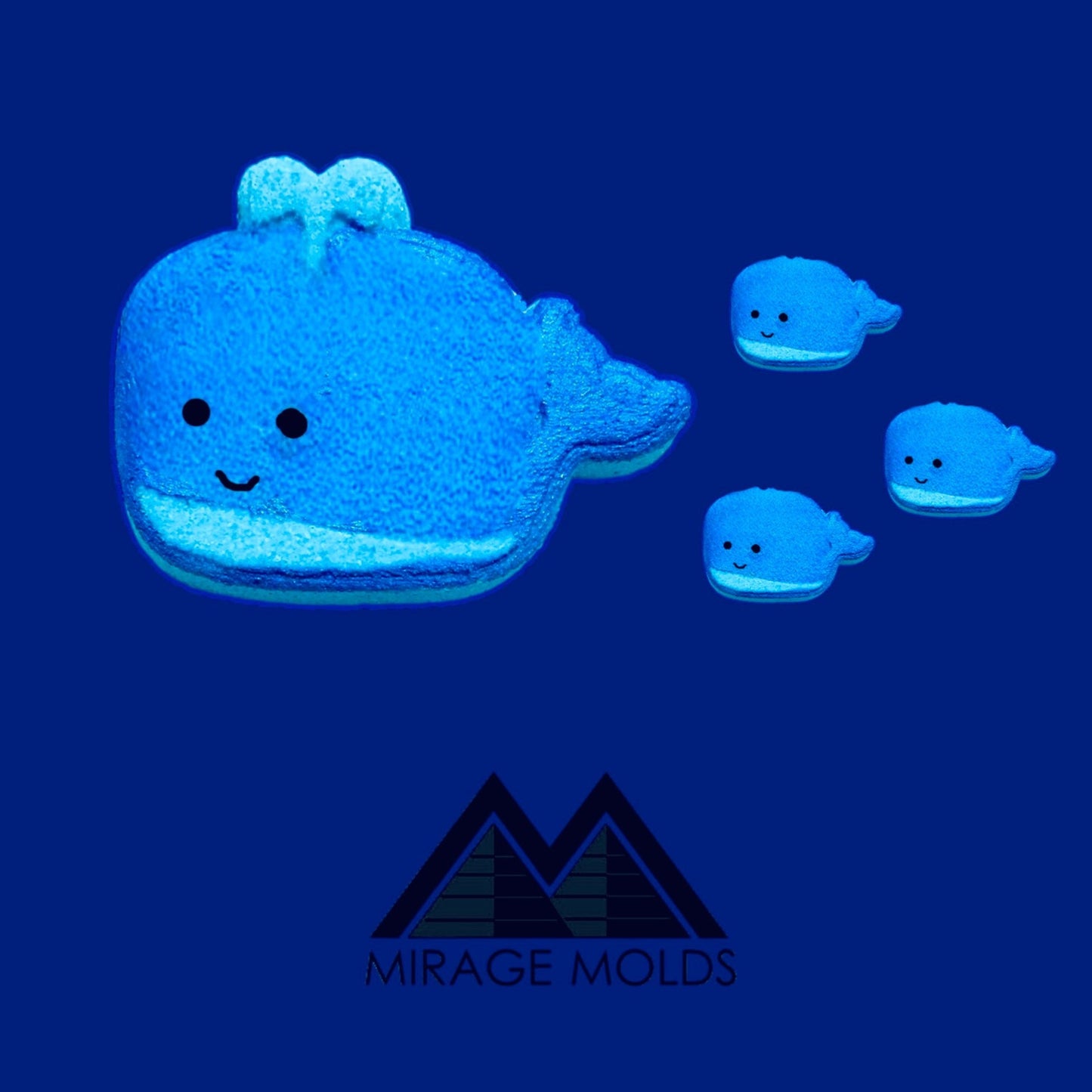 Whale Bath Bomb Mold