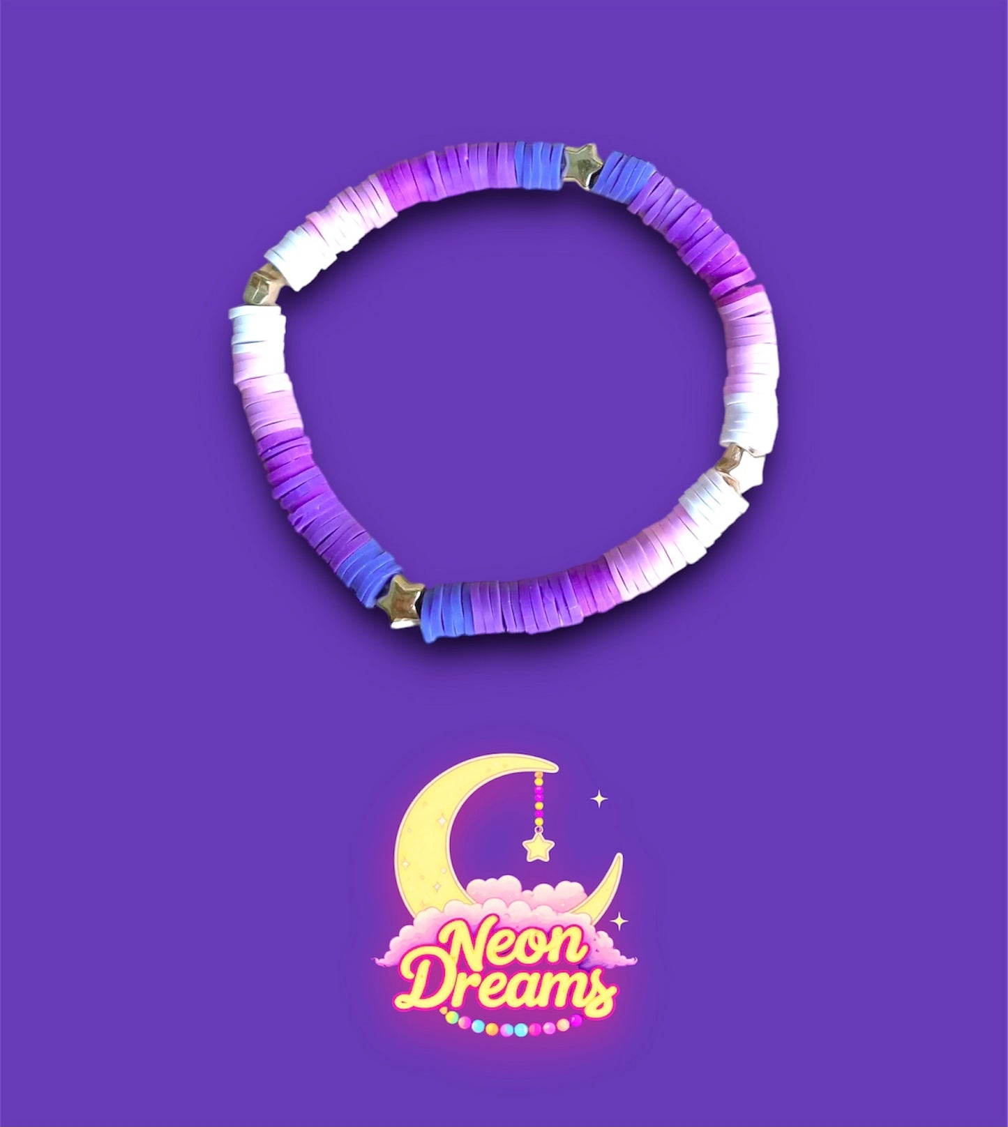 Purple Beaded Bracelet