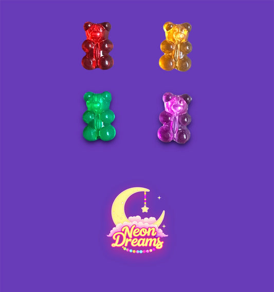 Gummy Bear Stud Earrings (Random Colours)