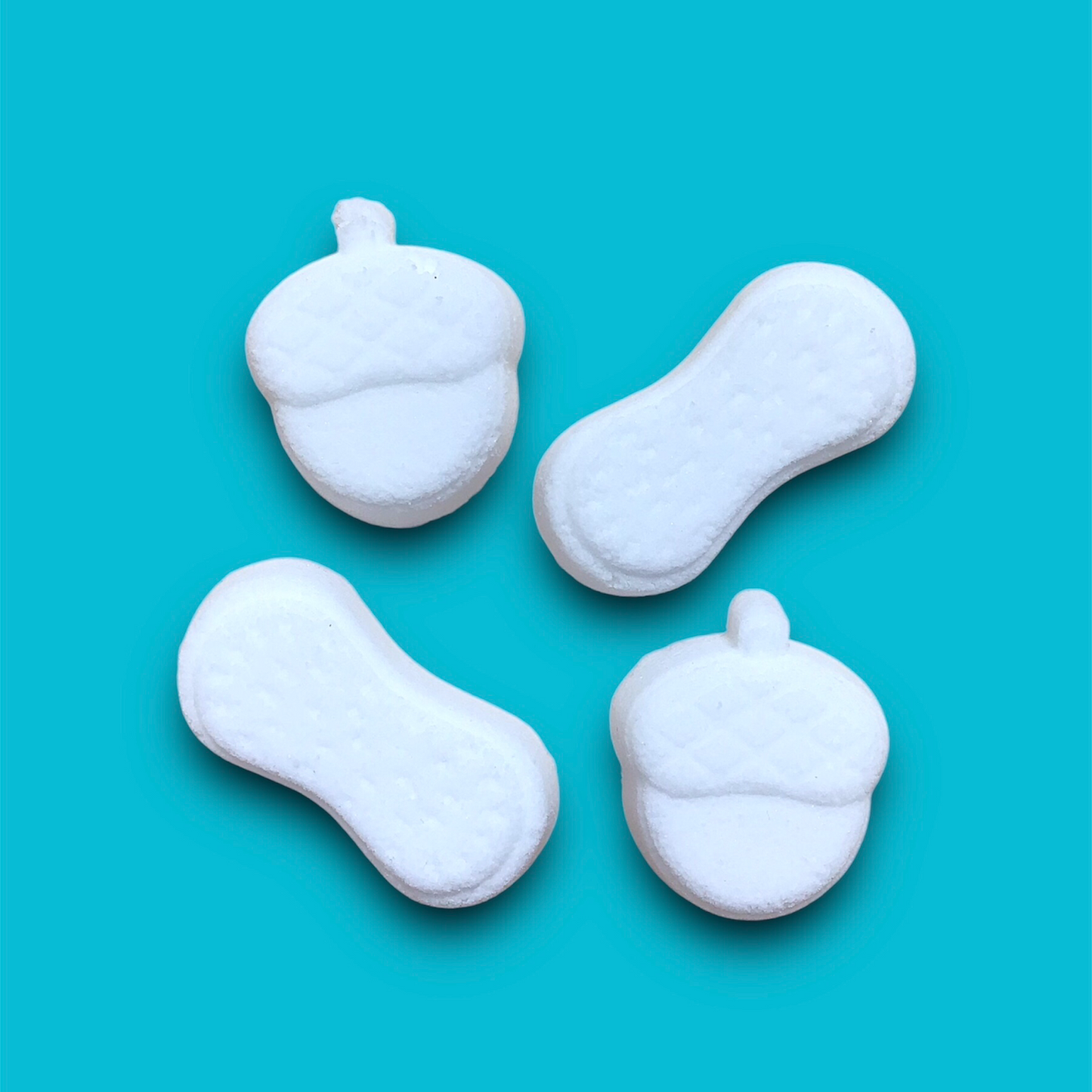 4 Cavity Micro Mini Acorns/Peanuts Bath Bomb Mold