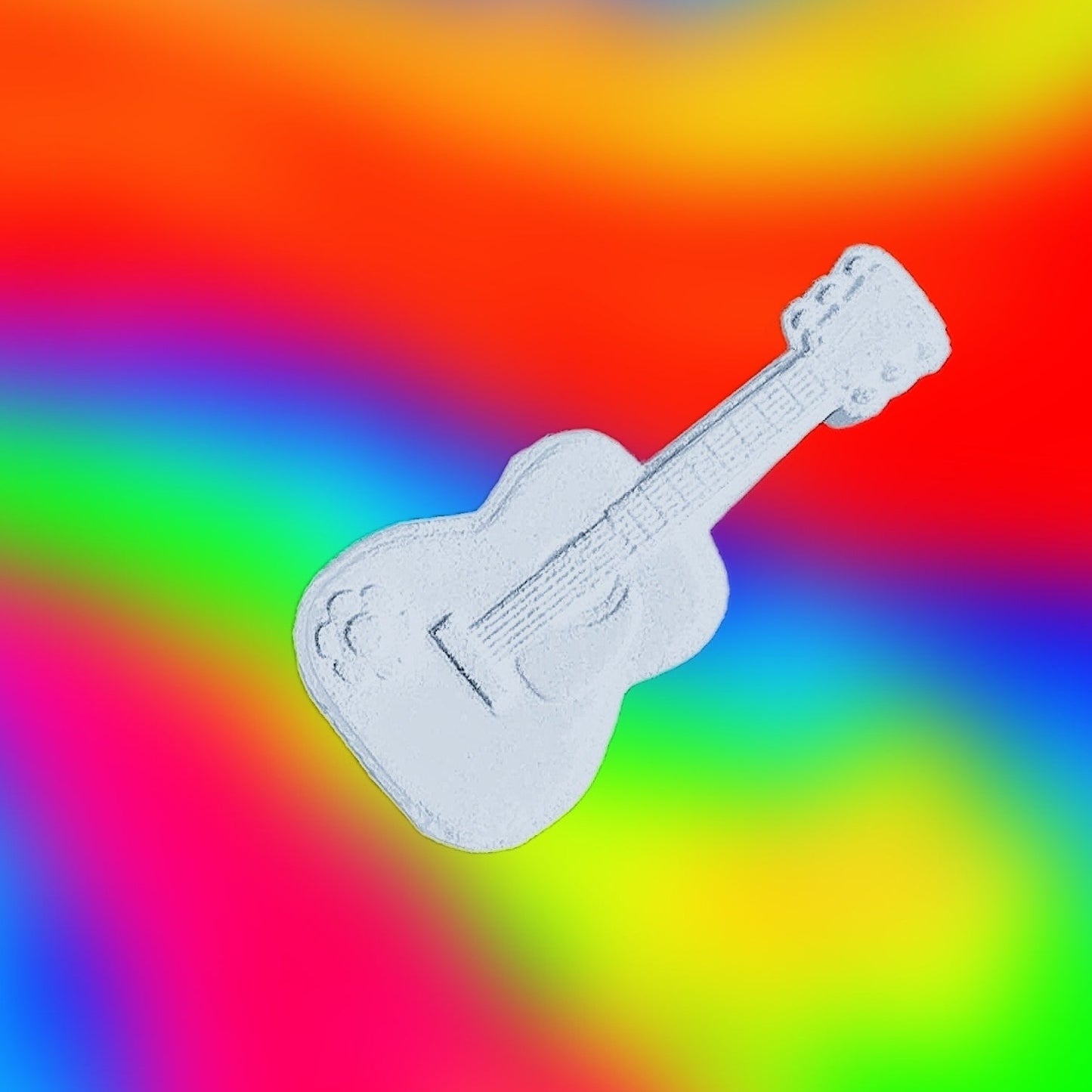 Flower Power Guitar Mold