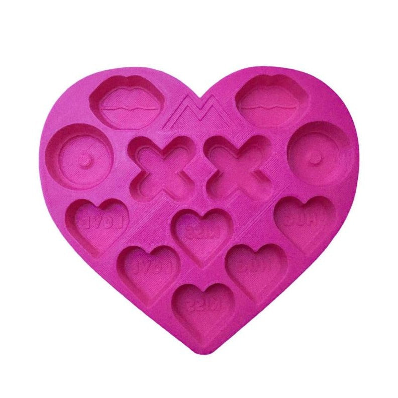 Valentine's Themed Confetti Mold